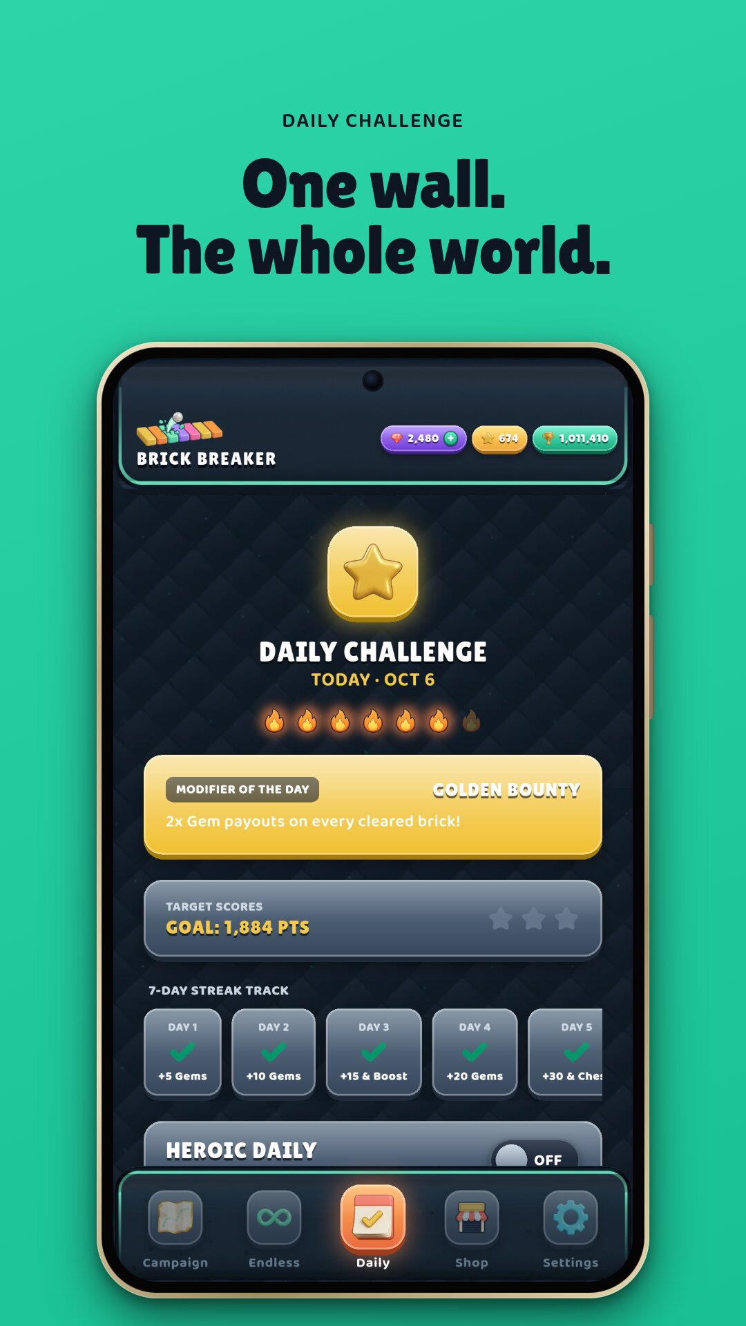 Brick Breaker screenshot