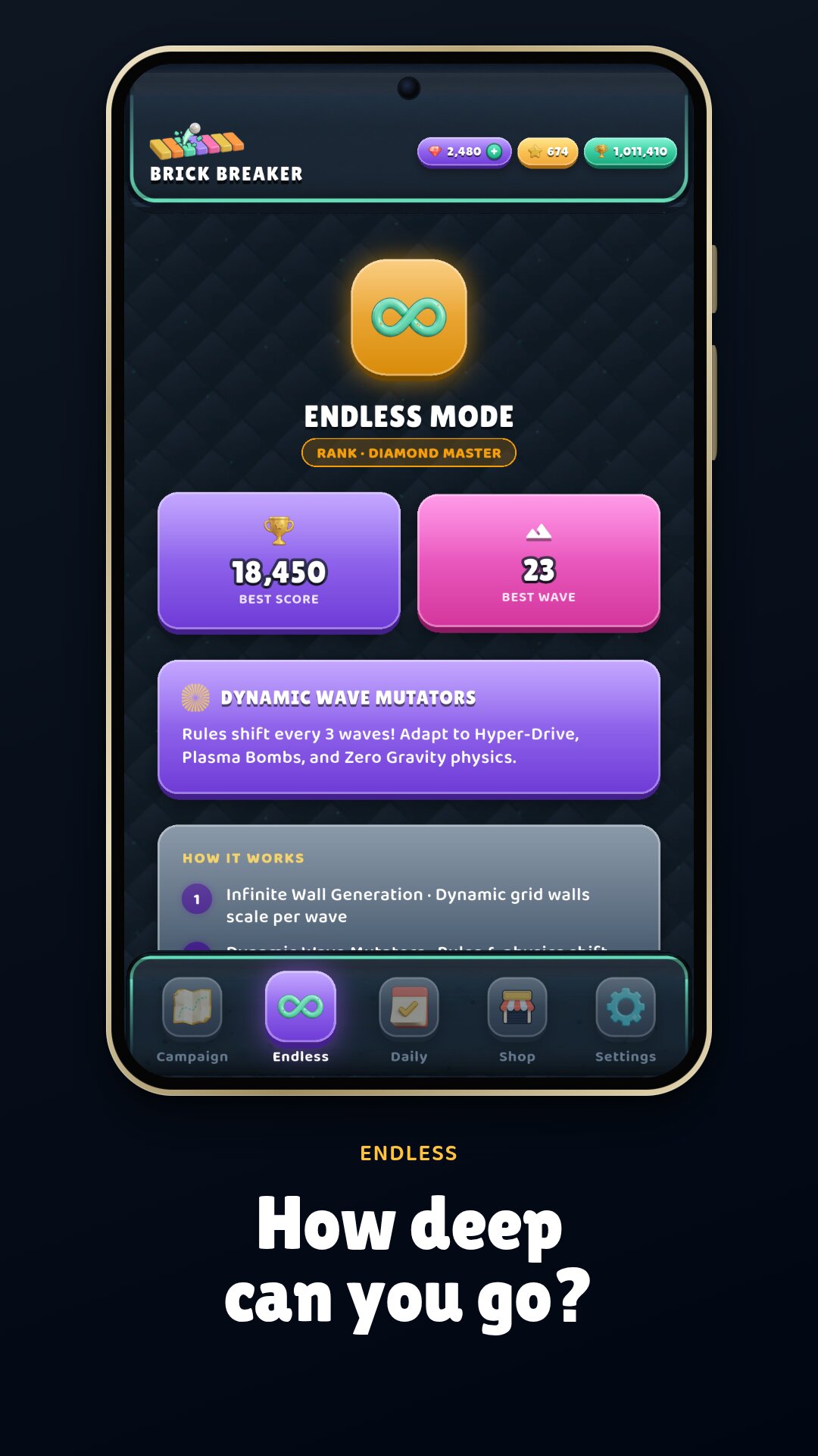Brick Breaker screenshot