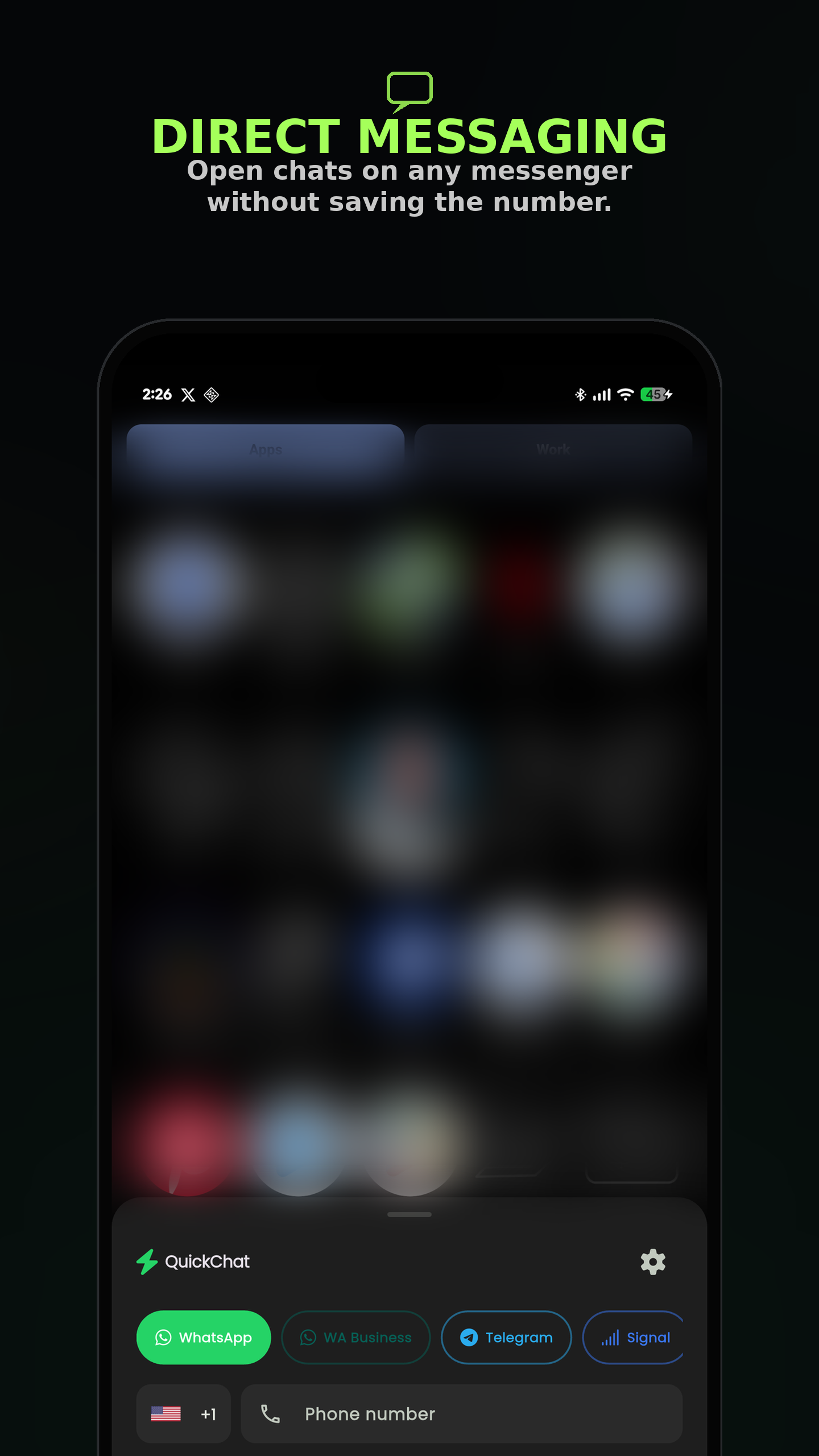 QuickChat screenshot