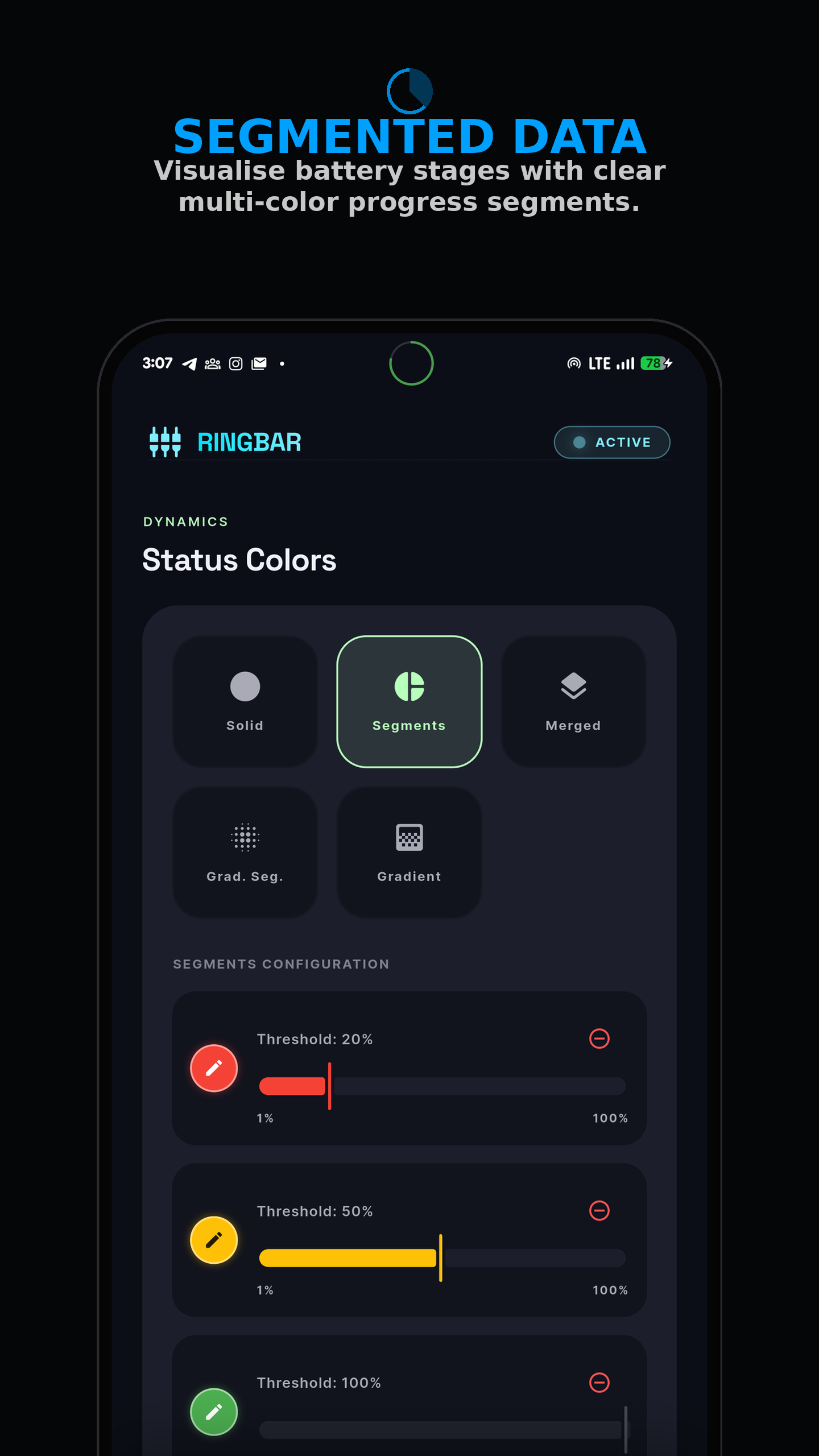RingBar screenshot