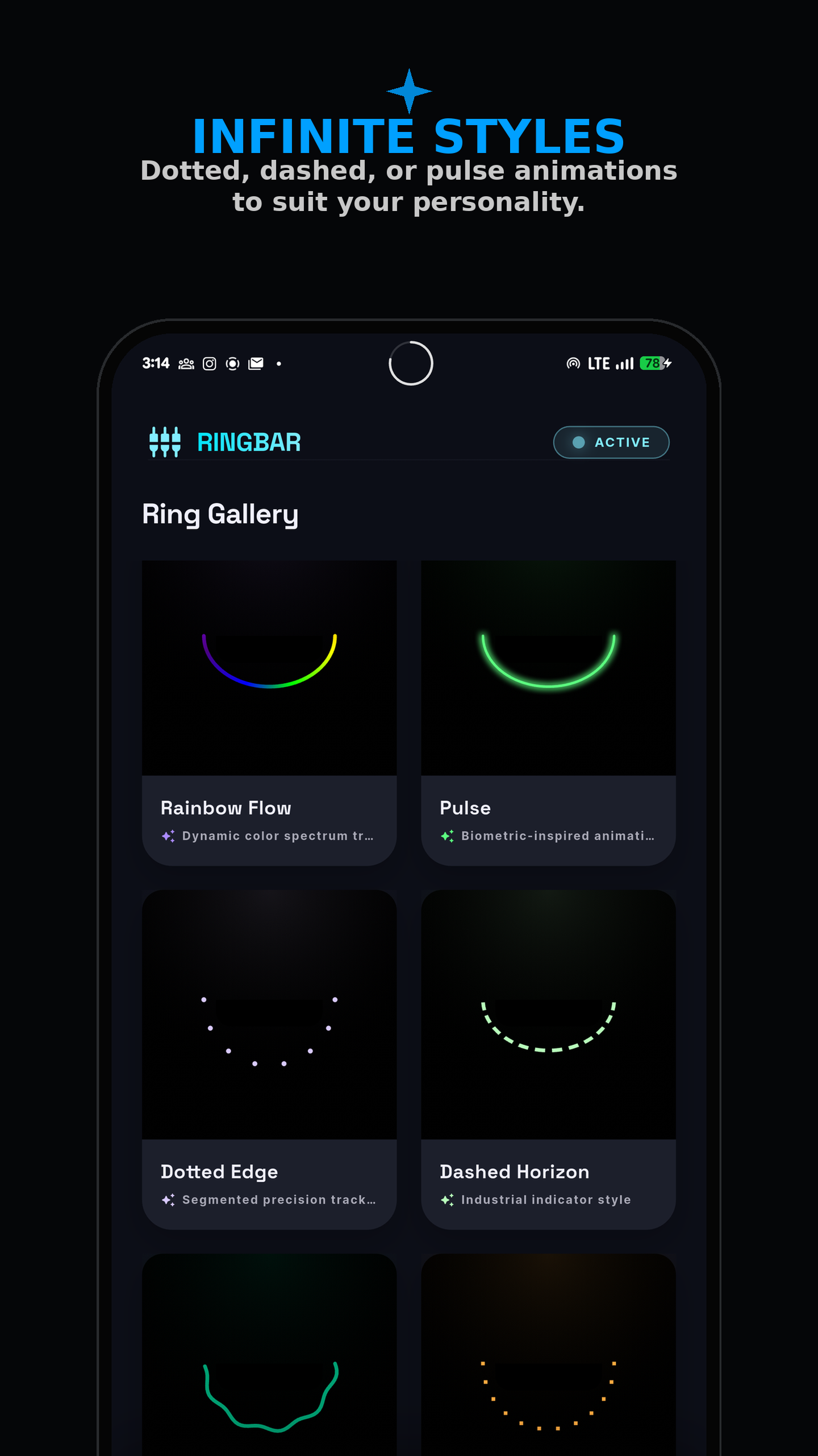 RingBar screenshot